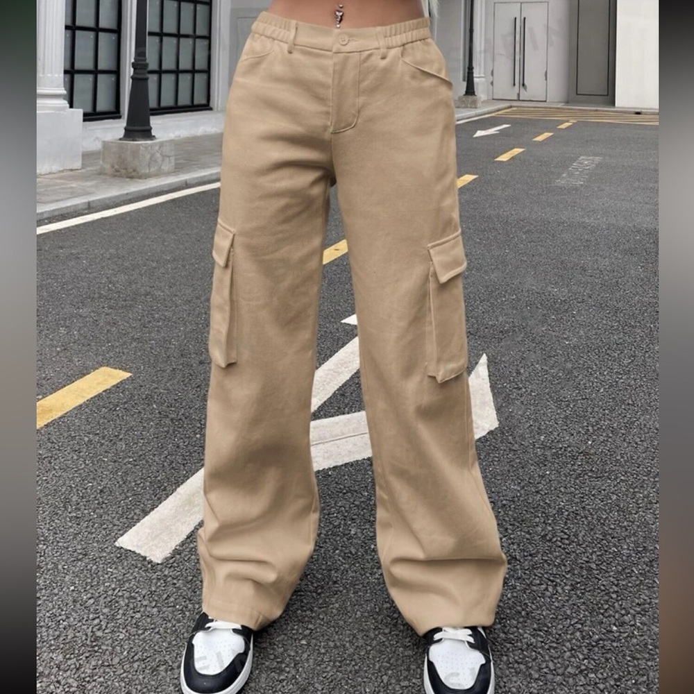 flap pocket side cargo pants